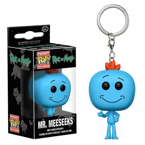 Rick and Morty Mr. Meeseeks Pocket Pop! Key Chain           