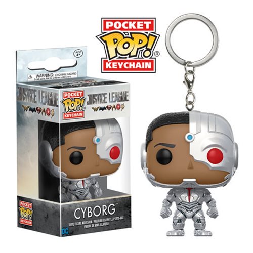 Justice League Cyborg Pocket Pop! Key Chain                 