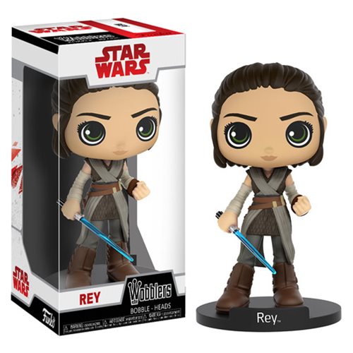 Star Wars: The Last Jedi Rey Wobbler Bobble Head            