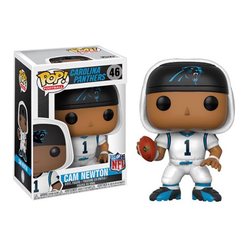 NFL Cam Newton Panthers White Wave 4 Pop! Vinyl Figure #46  