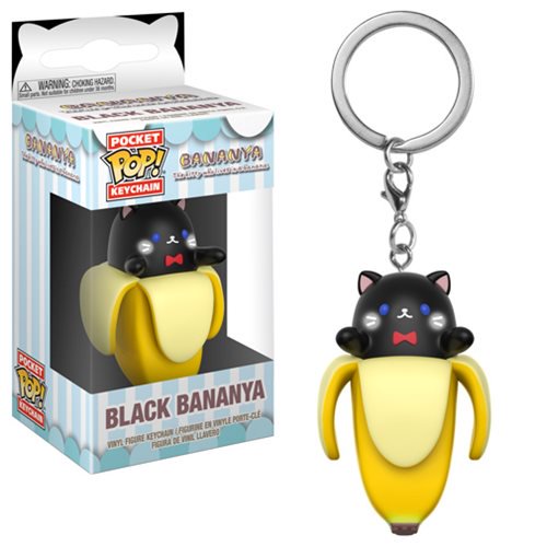 Bananya Black Bananya Pocket Pop! Key Chain                 