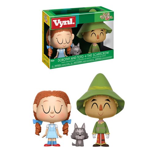 Wizard of Oz Dorothy and Scarecrow Vynl. Figure 2-Pack      