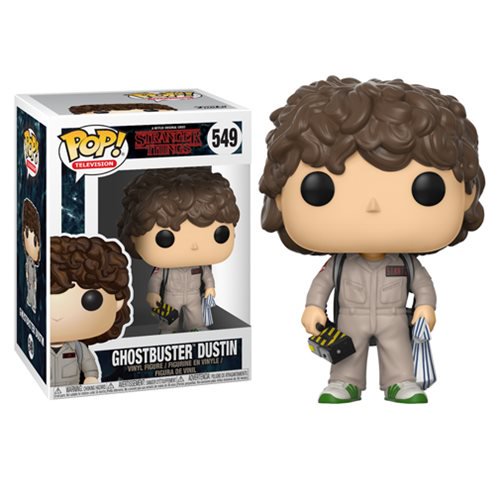 Stranger Things Ghostbusters Dustin Pop! Vinyl Figure #549  