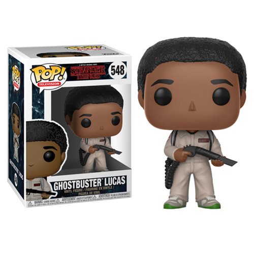 Stranger Things Ghostbusters Lucas Pop! Vinyl Figure #548   