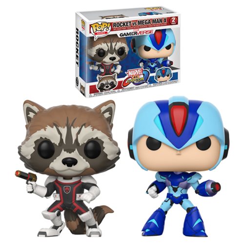 Marvel Vs Capcom Rocket Vs MegaMan Pop! Vinyl 2-Pack        