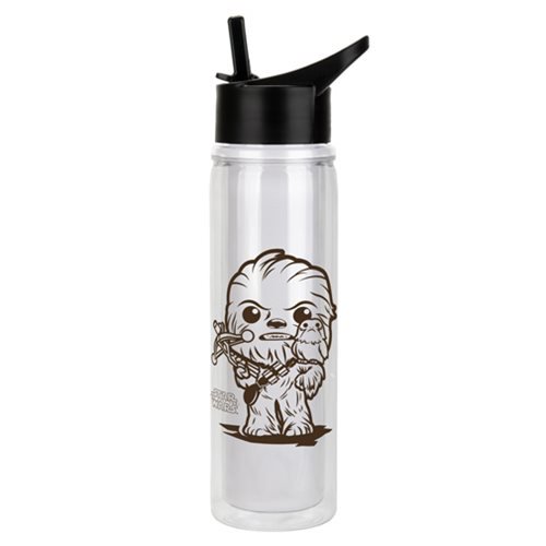 Star Wars: The Last Jedi Chewbacca and Porg Water Bottle    