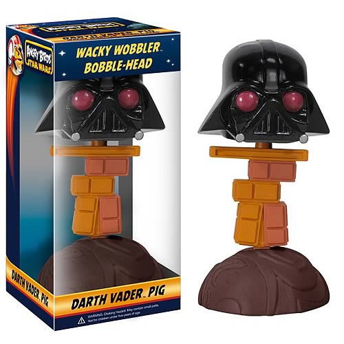 Star Wars Angry Birds Darth Vader Piggy Bobble Head         