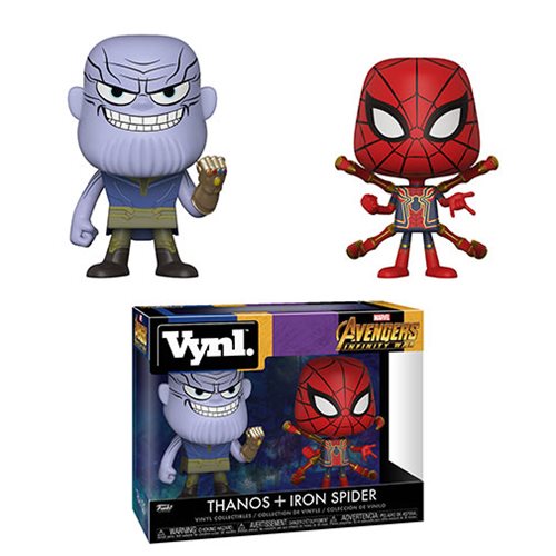 Avengers: Infinity War Thanos and Iron Spider Vynl. 2-Pack  