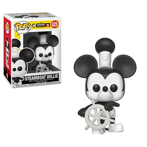 Mickey's 90th Steamboat Willie Pop! Vinyl Figure #425       