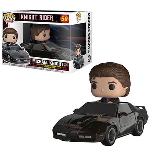 Knight Rider Michael Knight with KITT Pop! Vinyl Vehicle #50