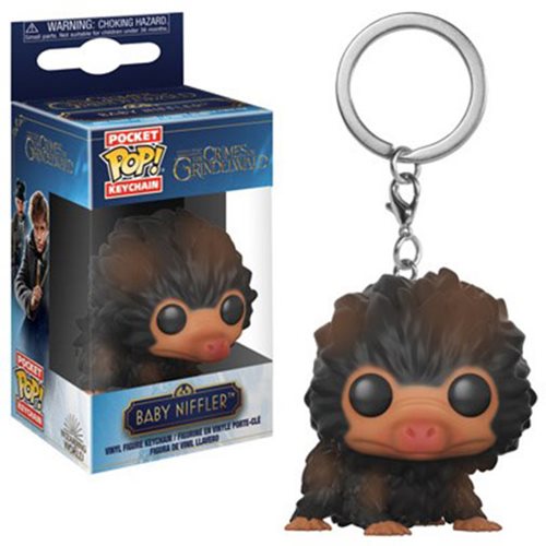 Fantastic Beasts 2 Baby Niffler Brown Pocket Pop! Key Chain 