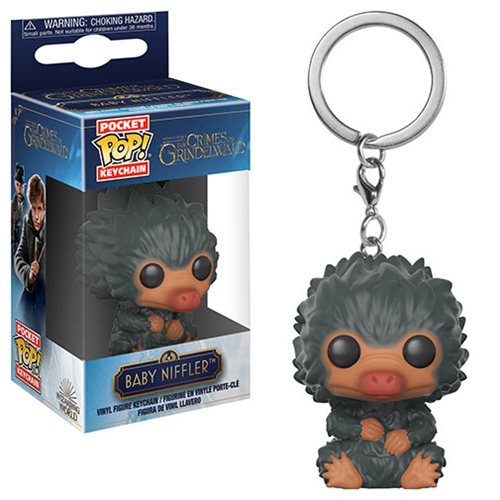 Fantastic Beasts 2 Baby Niffler Gray Pocket Pop! Key Chain  