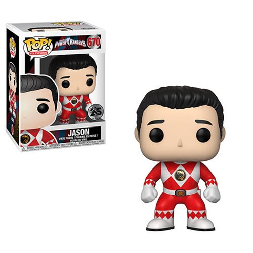 Power Rangers Red Ranger No Helmet Pop! Vinyl Figure #670   