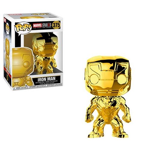 Marvel 10th Anniversary Chrome Iron Man Pop! Vinyl Figure   