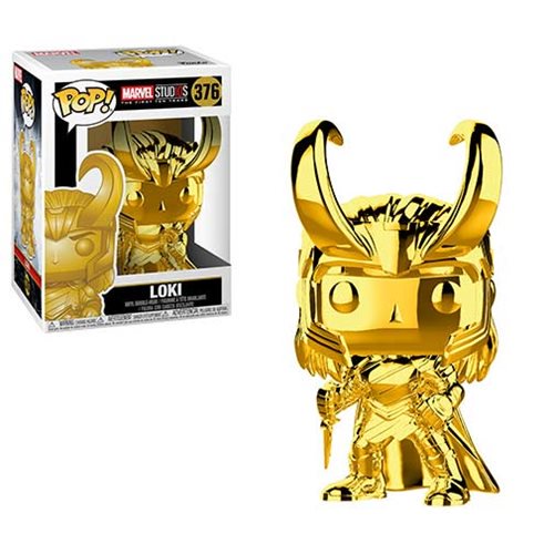 Marvel 10th Anniversary Chrome Loki Pop! Vinyl Figure       