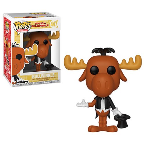 Rocky and Bullwinkle Magician Bullwinkle Pop! Vinyl #447    