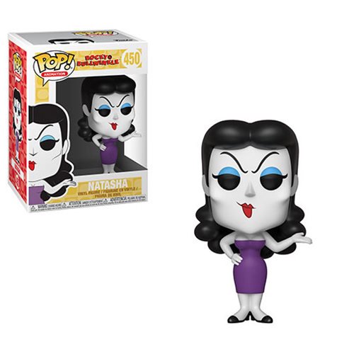 Rocky and Bullwinkle Natasha Pop! Vinyl Figure #450         