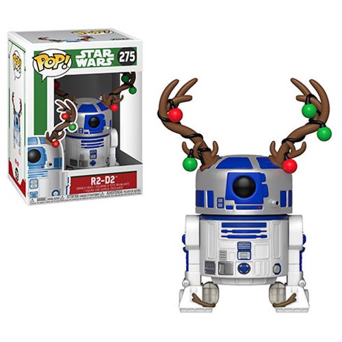 Star Wars Holiday R2-D2 with Antlers Pop! Vinyl Figure #275 