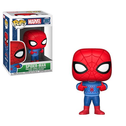 Marvel Holiday Spider-Man Ugly Sweater Pop! Vinyl #397      