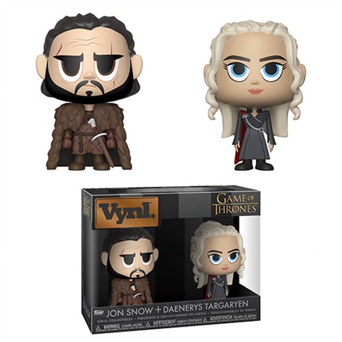 Game of Thrones Jon and Daenerys Vynl. Figure 2-Pack        