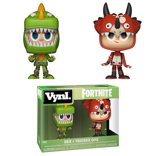 Fortnite Rex and Tricera Ops Vynl. Figure 2-Pack            