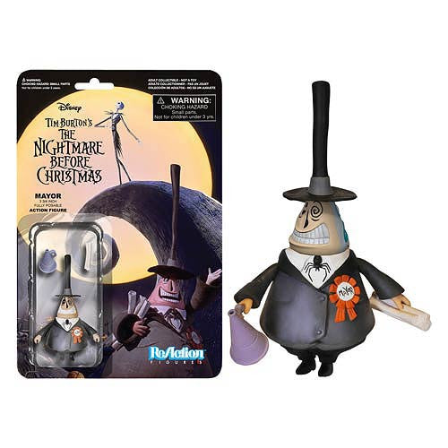 Nightmare Before Christmas Mayor ReAction 3 3/4-Inch Figure 