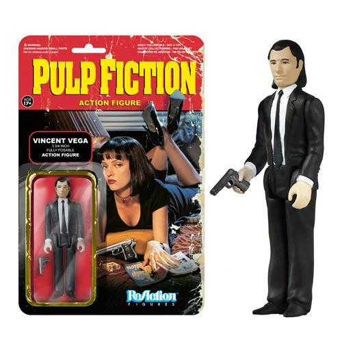 Pulp Fiction Vincent Vega ReAction 3 3/4-Inch Action Figure 