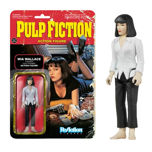 Pulp Fiction Mia Wallace ReAction 3 3/4-Inch Retro Figure   