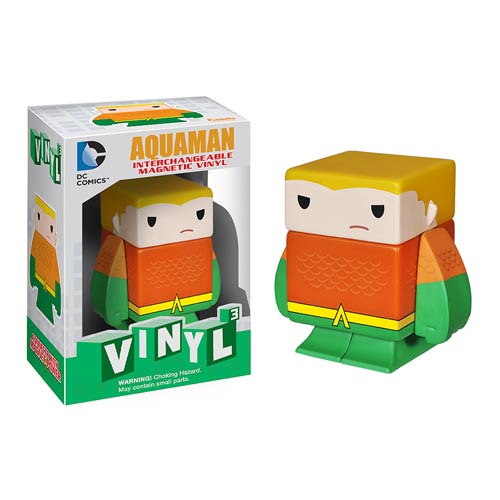 Aquaman Interchangeable Magnetic Vinyl Cubed Figure         