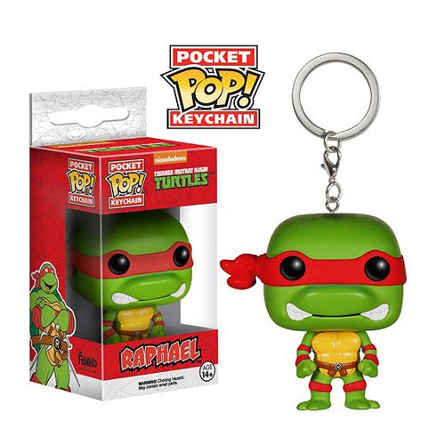 TMNT Raphael Pop! Vinyl Figure Key Chain                    