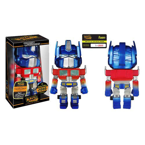 Transformers Metallic Optimus Prime Hikari Vinyl Figure     