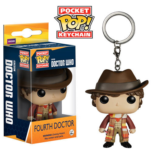 Doctor Who 4th Doctor Pocket Pop! Vinyl Figure Key Chain    