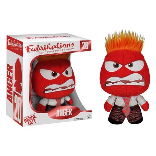 Inside Out Anger Disney-Pixar Fabrikations Plush Figure     