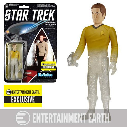 Star Trek: TOS Beaming Captain Kirk ReAction Figure EE Ex.  