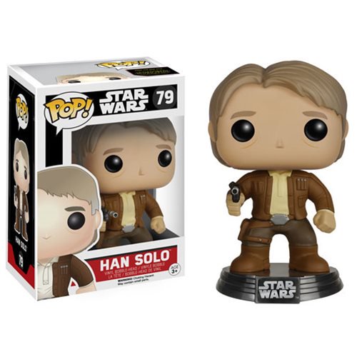 Star Wars: TFA Han Solo Pop! Vinyl Bobble Head              