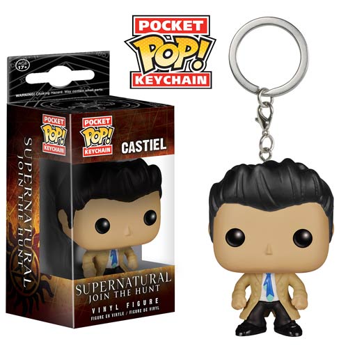 Supernatural Castiel Pop! Vinyl Figure Key Chain            