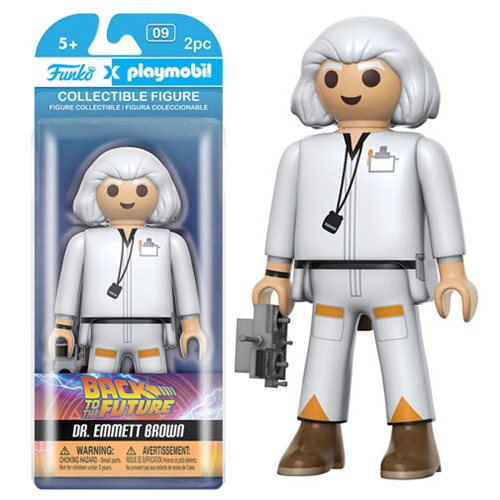 Back to the Future Doc Brown 6-Inch Playmobil Action Figure 