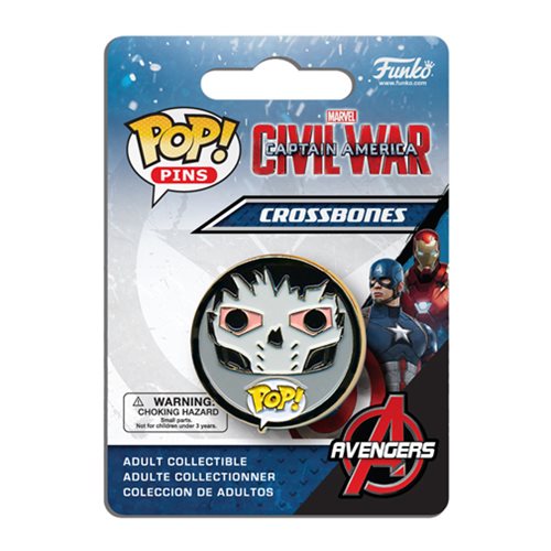 Captain America: Civil War Crossbones Pop! Pin              