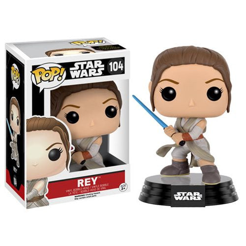 Star Wars: TFA Rey with Lightsaber Pop! Vinyl Figure        