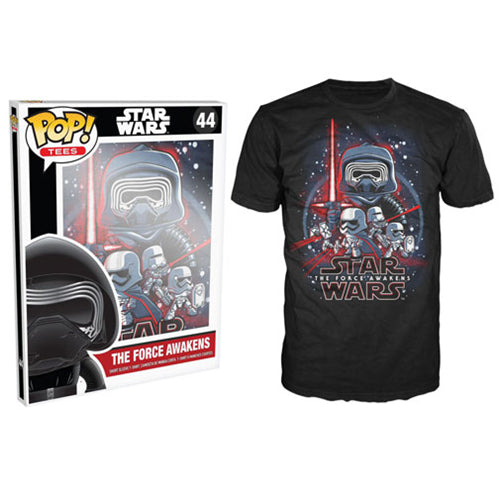 Star Wars: Episode VII Poster Black Pop! T-Shirt            