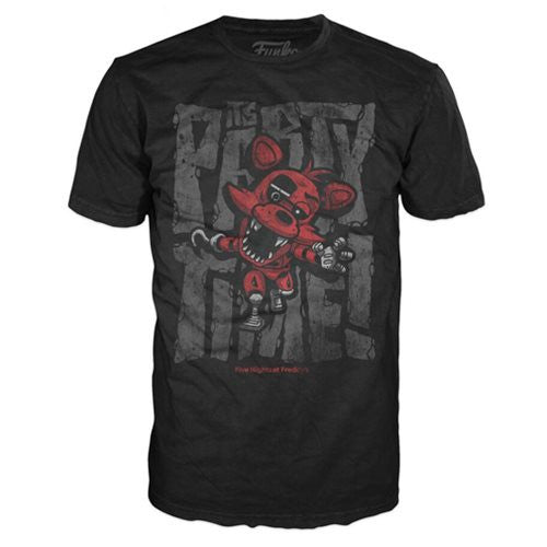 Five Nights at Freddy's Foxy Party Time Youth Black T-Shirt 