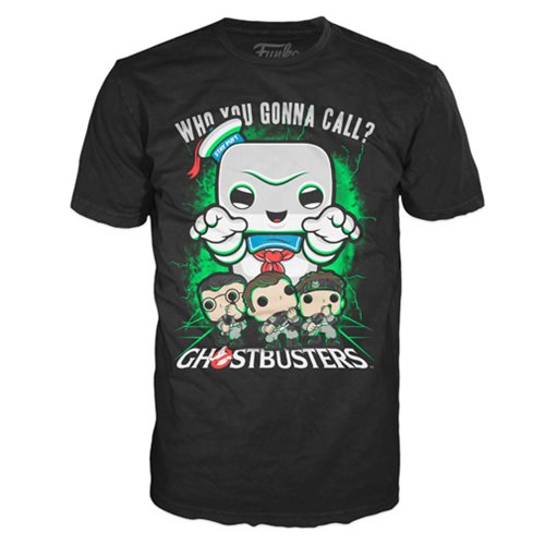 Ghostbusters Stay Puft Marshmallow Man Pop! T-Shirt         