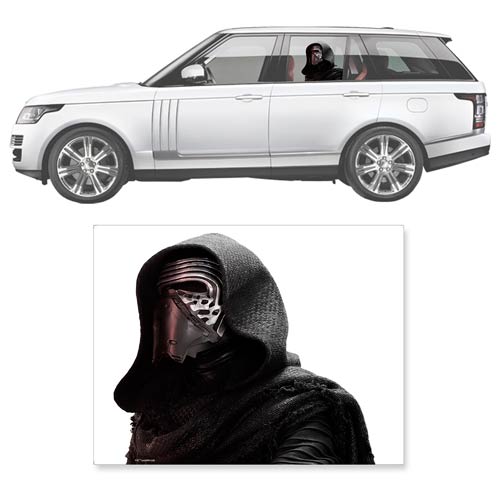 Star Wars Kylo Ren Window Wrap Passenger Series Car Decal   