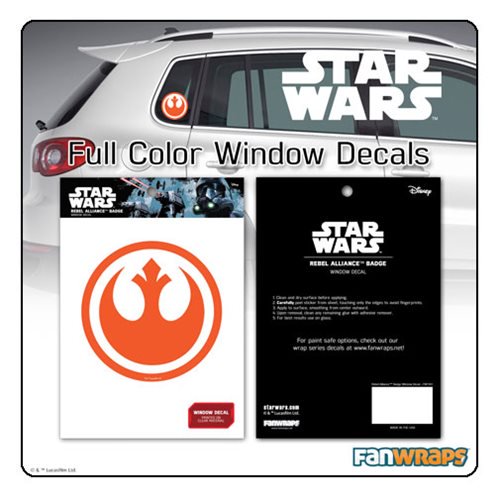 Star Wars Rebel Insignia Window Decal                       