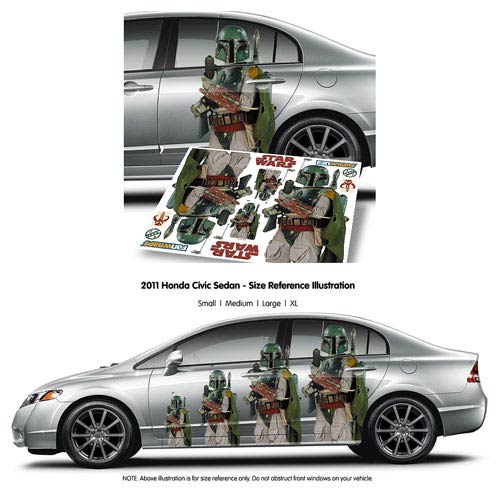 Star Wars Boba Fett FanWraps Car Decal                      