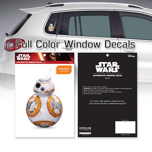 Star Wars BB-8 Window Decal                                 