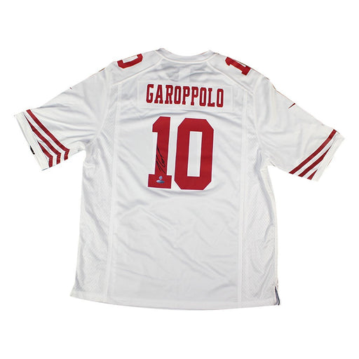 Jimmy Garoppolo Signed San Francisco 49ers Replica White Jersey (TriStar/SSM)