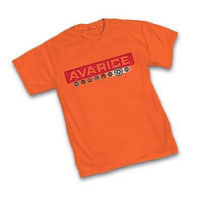 Green Lantern Orange Lantern Avarice T-Shirt                