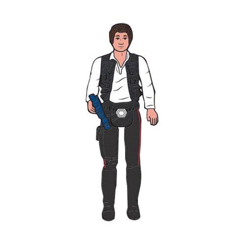 Star Wars Vintage Action Figure Han Solo Pin - Exclusive    