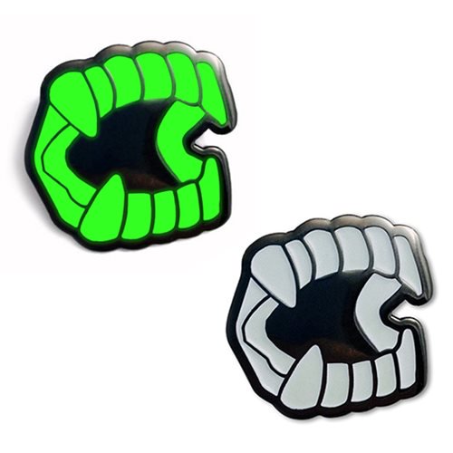 Creepy Co. Chompers GITD Enamel Pin                         